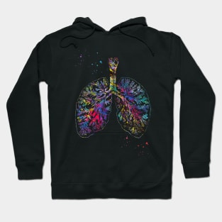 Anatomical Lungs Hoodie